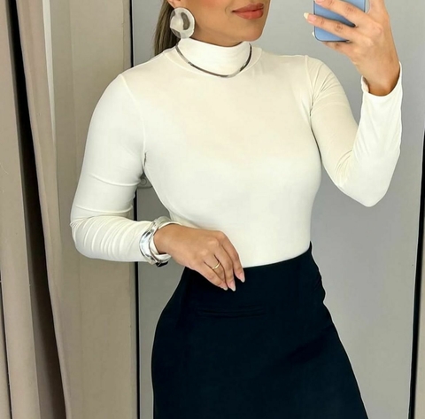 BODY BASICO POLIAMIDA GOLA ALTA