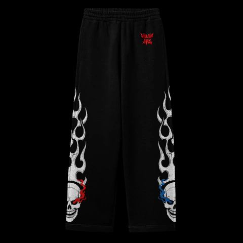 Darkness Villain Arc Skull | Calça Moletom Oversized
