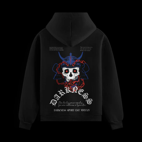 Darkness Club Samurai Moletom 3 Cabos