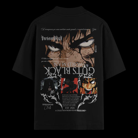 OVERSIZED DARKNESS CLUB x BERSERK (GUTS) | VERSÃO 2026