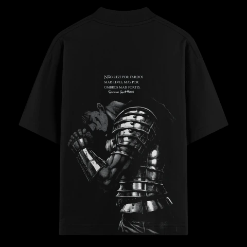 Oversized Darkness "Faith In God" "Não Reze Por Fardos Leves Guts"