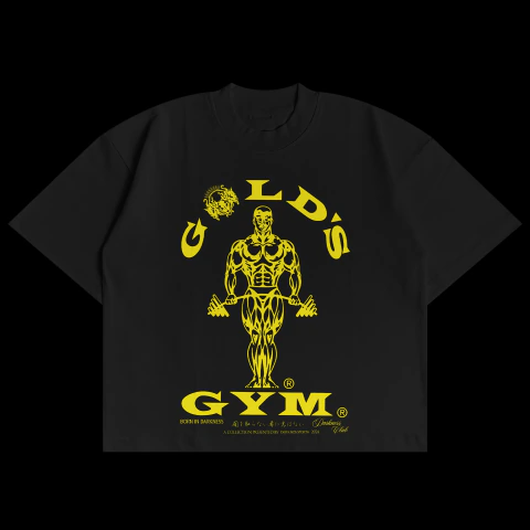 Darkness Club Gold´S Gym Oversized Boxy