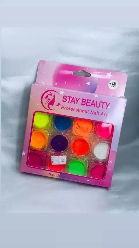 Kit de pô neon com 12 unidades