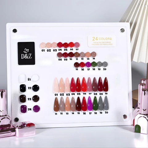 KIT 6 CORES ESMALTE GEL POLISH D&Z 12ml - LANCAMENTO ATACADO - comprar online