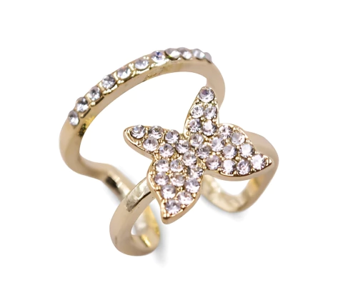 ANEL DE BORBOLETA - DOURADO - comprar online