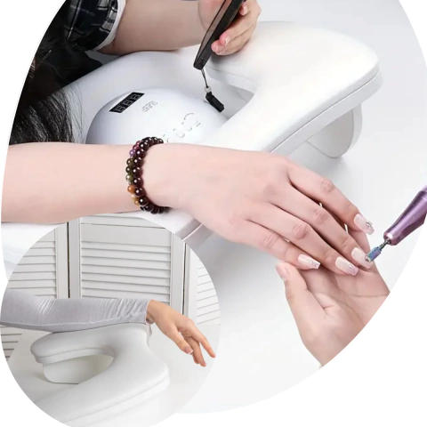 APOIO DE MAO MANICURE - Marca: B7MAKEUP / FORMATO U - comprar online