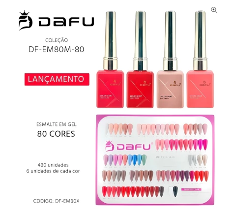 ESMALTE DAFU 10ML - TAMPA DOURADA UNITARIO - comprar online
