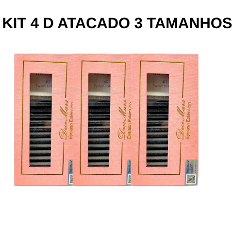 KIT 4D ATACADO 3 TAMANHOS