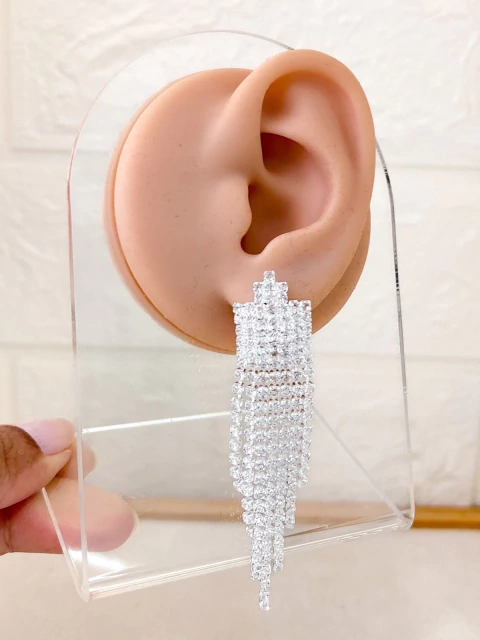 BRINCO BIJU FINA - PRATEADO