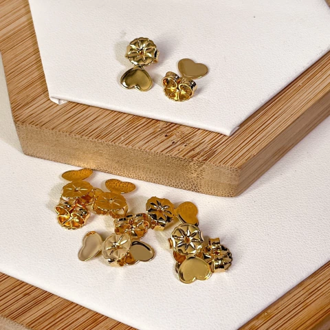 5 PARES DE TARRACHA MAGICA DE SUSTENTAÇÃO FOLHEADA OURO