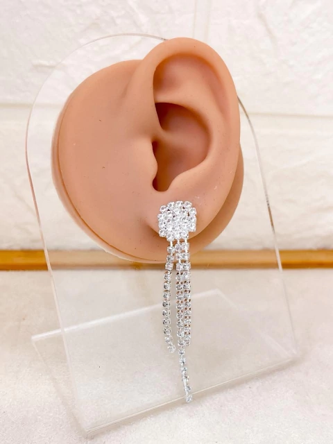 BRINCO BIJU FINA - PRATEADO