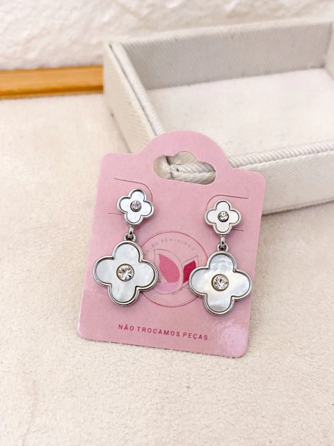 BRINCO BIJU FINA - PRATEADO