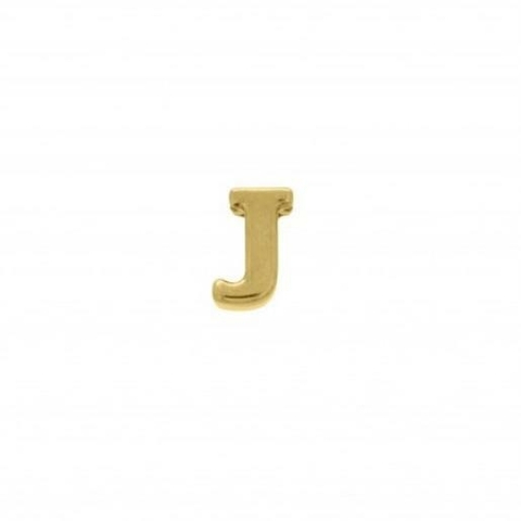PINGENTE PASSADOR OURO VERNIZ ITALIANO LETRA - "J"