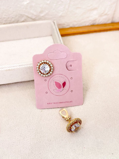 BRINCO DE PRESSÃO BIJU FINA - DOURADO