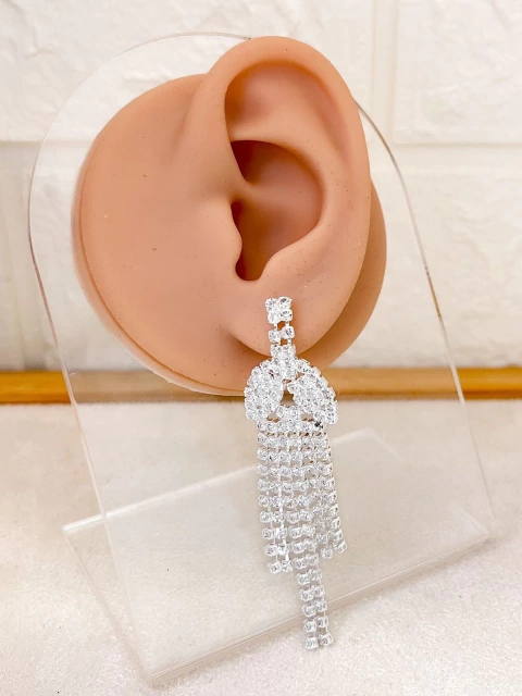 BRINCO BIJU FINA - PRATEADO