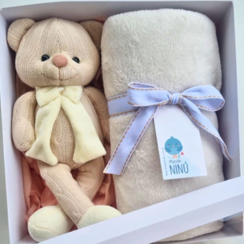 Baby box urso + manta
