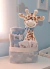 CESTA MATERNIDADE M Azul + Girafinha Bege -