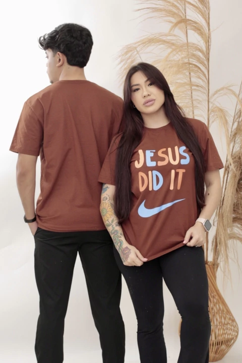 Camiseta “Jesus Did It "- Unissex - comprar online