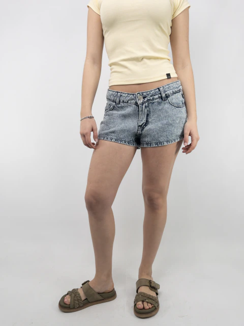 Harris / Short Nevado Hilo Azul