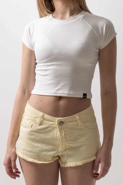 Yella / Short Tiro Bajo Amarillo - comprar online