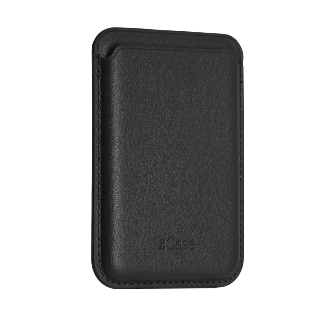 BILLETERA MAGSAFE SIMIL CUERO LISA NEGRO (18063)