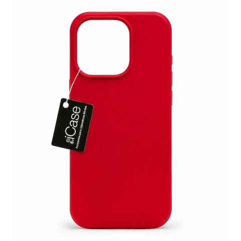 FUNDA GENERICO APPLE SILICON IPH16PRO ROJO (17563)