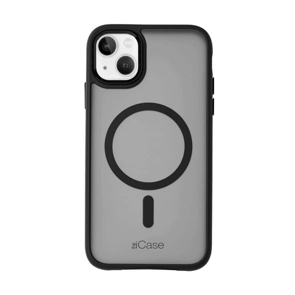 FUNDA PREMIUM APPLE OPACO CON BORDE - MILKYWAY IPH14 NEGRO (17396)