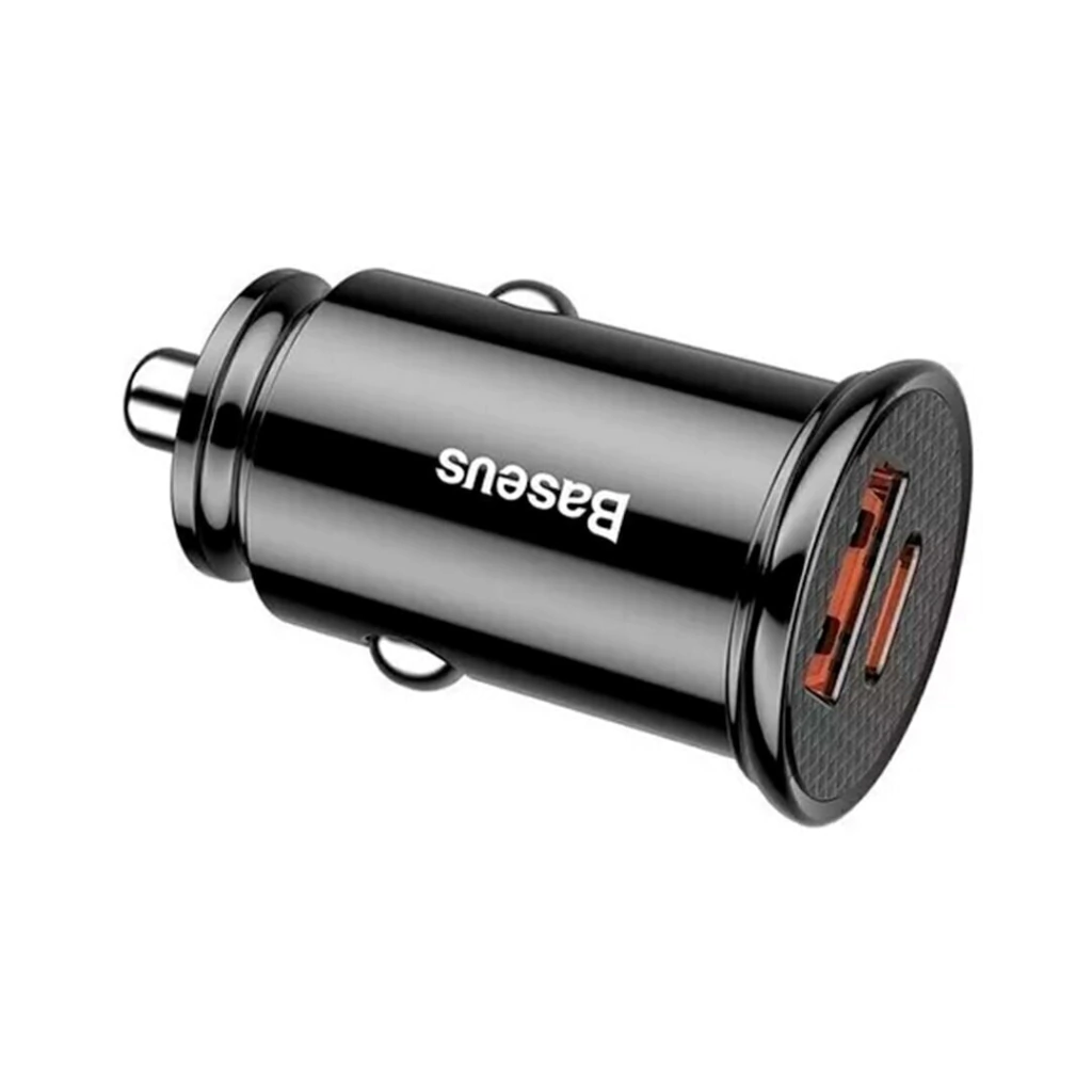 ADAPTADOR DE AUTO 30W BASEUS NEGRO (6953156286535)