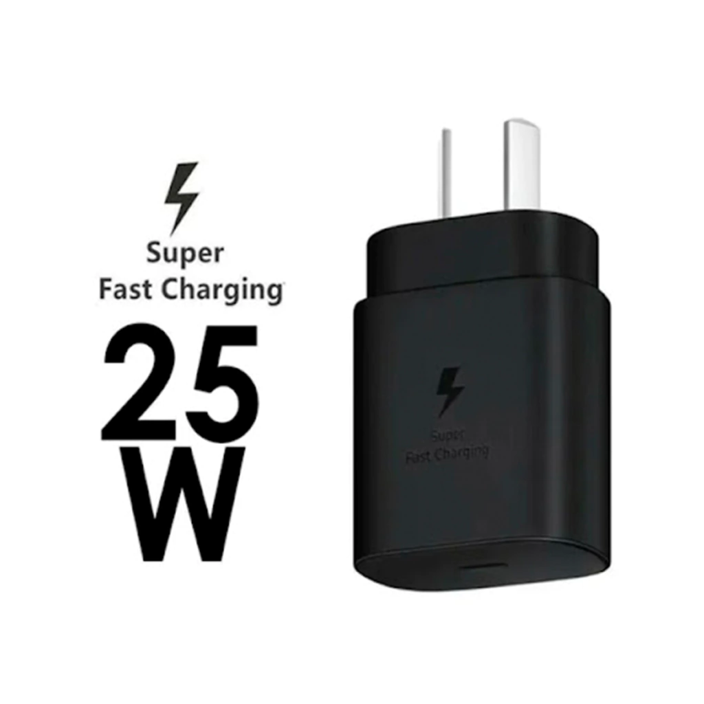 CARGADOR PARED TIPO C 25W SIMPLE SAMSUNG NEGRO (8806090104572)