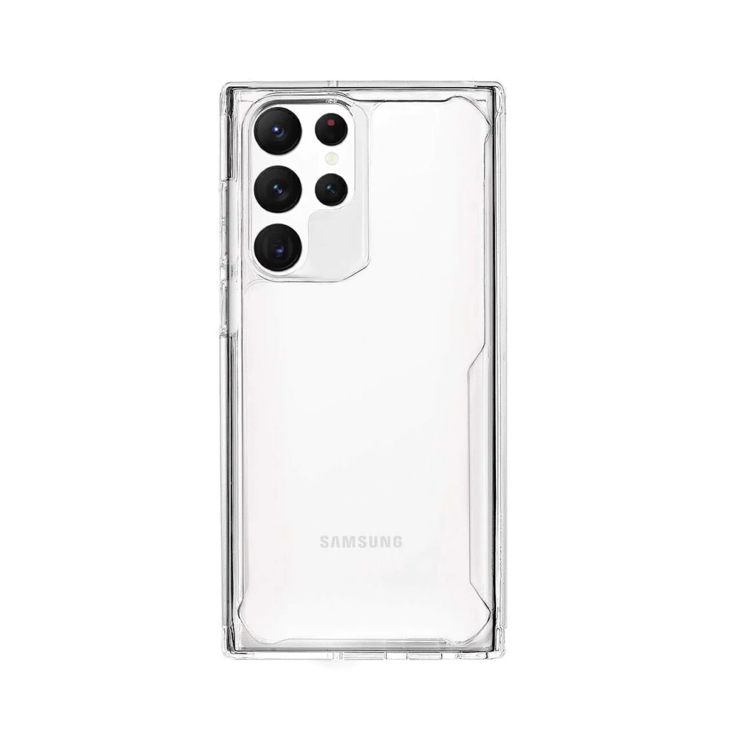 FUNDA PREMIUM SAMSUNG ACRILICO - QUING S22ULTRA TRANSPARENTE (13967)