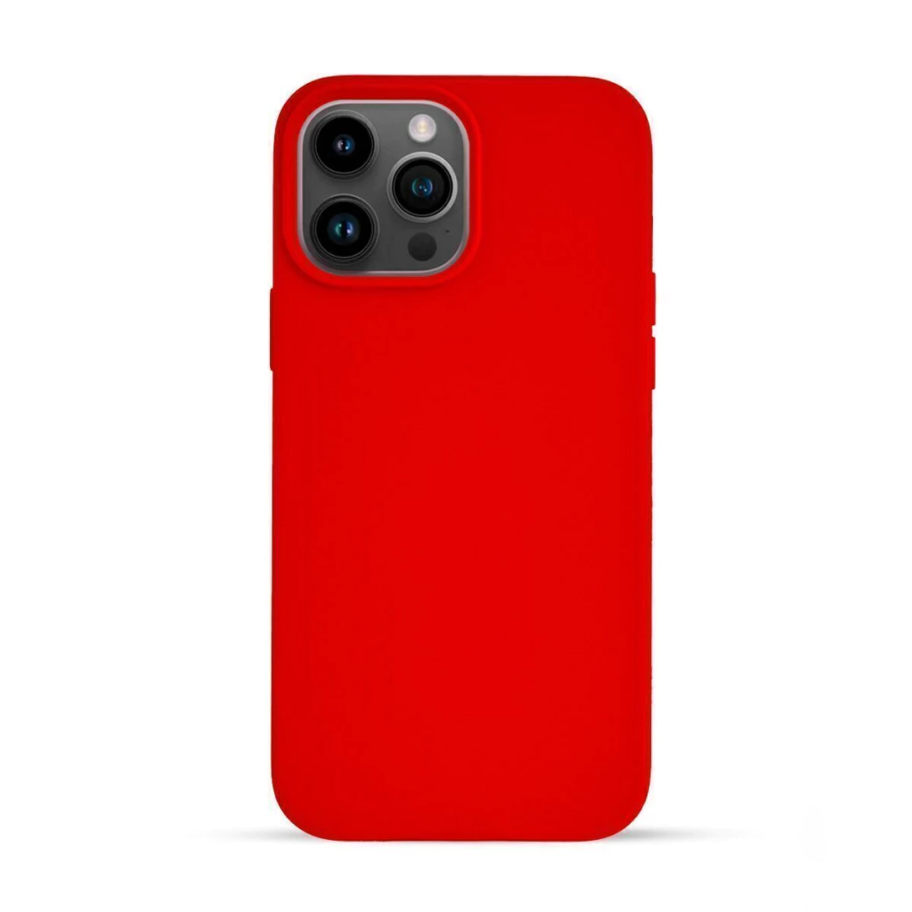 FUNDA GENERICO APPLE SILICON IPH16PROMAX ROJO (17570)
