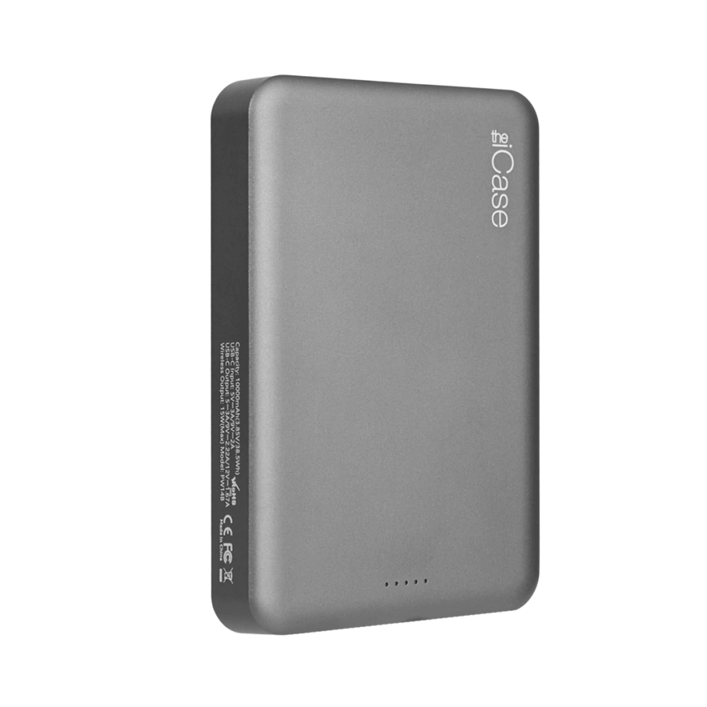 POWERBANK INALAMBRICO ICASE 10000MAH MAGSAFE 15W GRIS (17949)