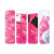 Detalhes da Roupa Pet Med Protetora e Pós-Cirúrgica Abdominal Dry Light Supreme Rosa para gatos, mostrando tecido tecnológico, zíper, etiqueta e fechamento em velcro.