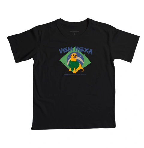Camiseta Infantil Copa "Vem Hexa"