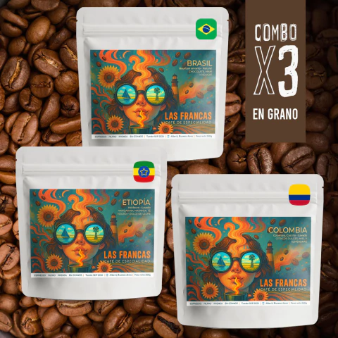 COMBO LAS FRANCAS CLÁSICO En Grano - Café de Especialidad x 3 - comprar online
