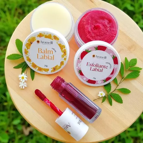 Kit Spa Labial Natural & Vegano Esfoliante/ Lip Tint/ Balm - 3 itens - comprar online