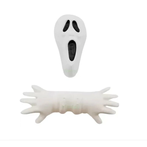 Mini Máscara Pânico + Mão 01 - 100 Unids. Cada (artesanato)