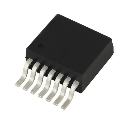 Circuito integrado LM2596S-3.3/NOPB em encapsulamento SMD/TO263 com oito pinos metálicos