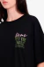 Remera de mujer VANS LADY WALL OUTSIZED - BLACK en internet
