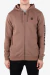 Buzo HURLEY ICON BOXED FLEECE ZIP-BROWN