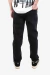 Pantalón CAPTAIN FIN OSWIN straight negro, vista trasera mostrando bolsillos y detalles metálicos.
