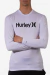 Lycra HURLEY OAO QUICKDRY RASHGUARDS - WHITE