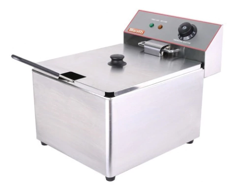 Freidora Electrica De Mesa Moretti Fryer Automatica 8 Lt.