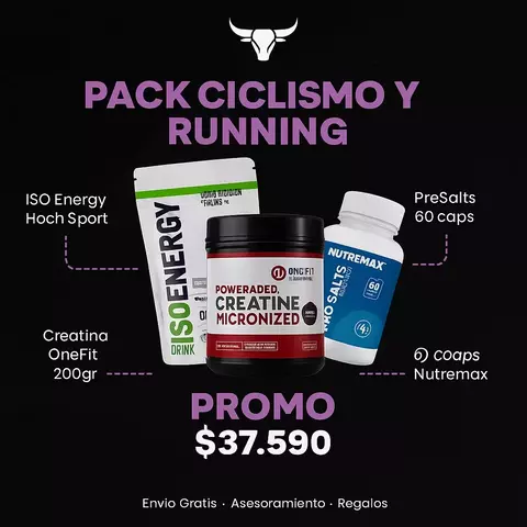 Pack Ciclismo, Running