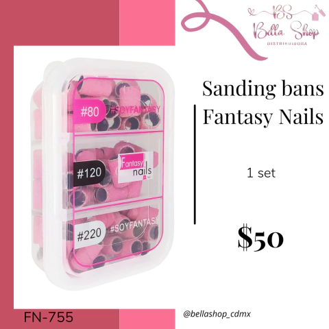 Sanding bans rosa Fantasy Nails - comprar en línea