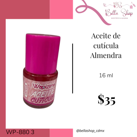Aceite de cutícula Almendra Wapizima - comprar en línea