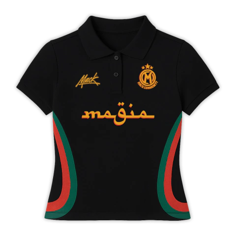 Mack Polo Feminina Magia (Preta)