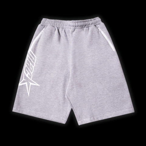 Bermuda Moletom Mackstars Cinza - comprar online