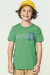 Camiseta Infantil Masculina verde Luc.Boo