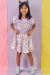 Conjunto Infantil Menina Lilás Claro Kukie